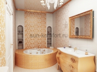 Барокко дизайн ванной комнаты фотография