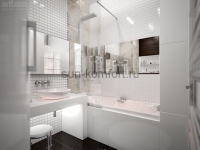 Хай-тек дизайн ванной комнаты фотография